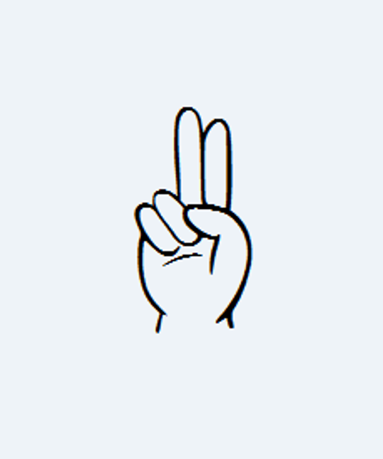 U em Língua de Sinais